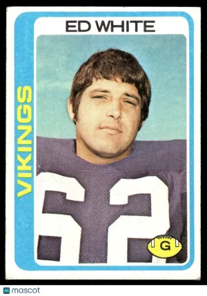 1978 Football Ed White #163