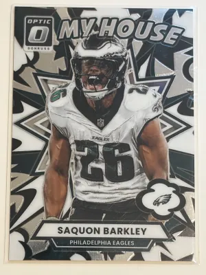 Saquon Barkley 2025 Panini Donruss Optic My House #7