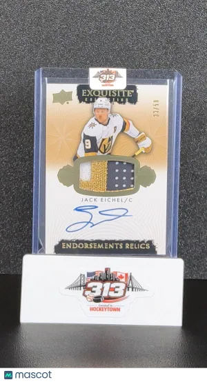 2023-24 Upper Deck Exquisite Collection Jack Eichel #ER-JE /50 Memorabilia