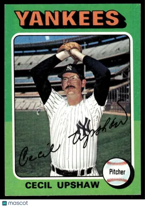 1975 Baseball Card Cecil Upshaw #92