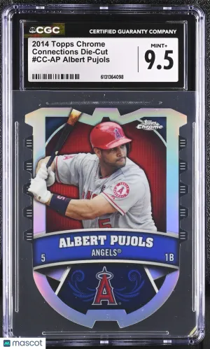 2014 Topps Chrome Albert Pujols Connections Die-Cut #CC-AP CGC 9.5 St. Louis Cardinals