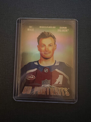 2026-27 Upper Deck Series 1 Cale Makar UD Portraits #P-15 Colorado Avalanche