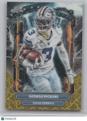 2025 Cosmic Chrome Extraterrestrial George Pickens #14 Gold Interstellar 36/50
