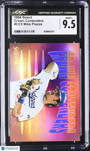 1994 Select Mike Piazza Crown Contenders #CC9 CGC 9.5 Los Angeles Dodgers