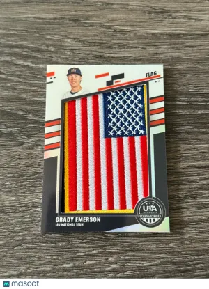 2026 Panini Prizm Grady Emerson Prizm Rookie Short Print Limited Edition Memorabilia Insert
