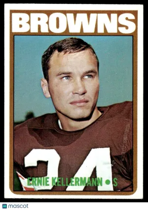 1972 Football Card Ernie Kellermann #162