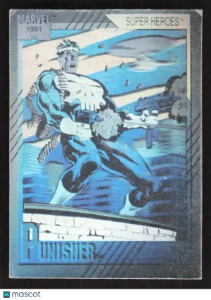 1991 Impel Marvel Universe II Punisher #H-3 Holograms *Damaged*