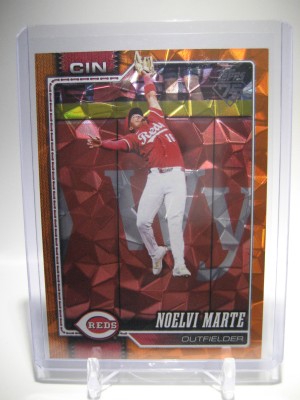 Noelvi Marte 2026 Topps Series 2 #687 Orange Diamante Foil 23/25
