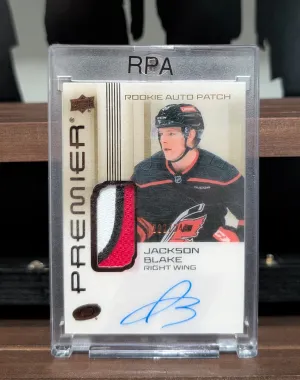 2024-25 Premier Rookie Patch Auto /249 Jackson Blake