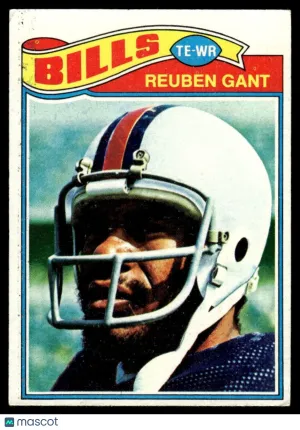 1977 Football Card Reuben Gant #489