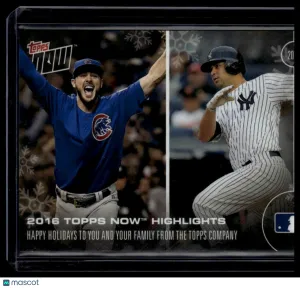2016 Topps Now David Ortiz Kris Bryant Ichiro Suzuki