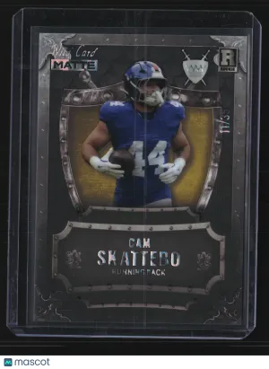 Cam Skattebo 2025 Wild Card Matte Weekend Warrior #WW-N-CS- 11/35