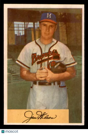 1954 Bowman Jim Wilson #16