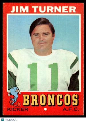 1971 Football Jim Turner #136
