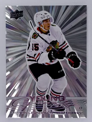 2025-26 Upper Deck Artyom Levshunov Young Guns Silver Outburst