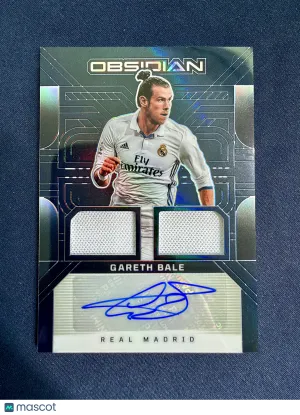2025-26 Panini Obsidian Gareth Bale #DJ-GB Dual Jersey Ink /199 Panini Authentic