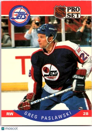 1989 Pro Set Greg Paslawski #336