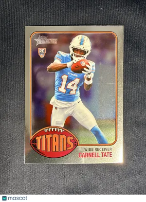 2026 Topps Heritage Carnell Tate #305 Chrome RC