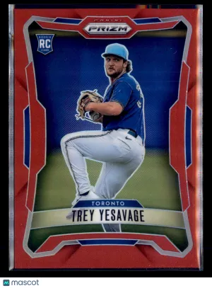 2026 Panini Prizm Trey Yesavage #183 Red Prizm SN