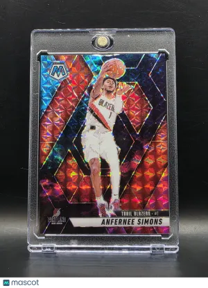 2020-21 Panini Mosaic Prizm Anfernee Simons Red