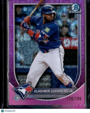 2025 Bowman Chrome Vladimir Guerrero Jr. #27 Pink Mojo Refractor /199