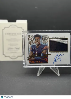 2021 Tyson Beck Player Exclusive Justin Fields Rookie Patch Autograph 2/8 RC Memorabilia