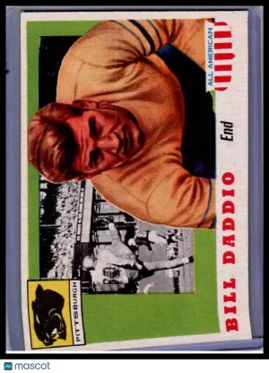 1955 Topps All American Bill Daddio #70 Football Card Pittsburgh Panthers