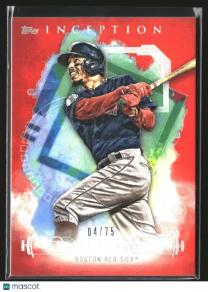 2019 Topps Inception Mookie Betts #40 Red /75