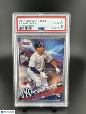 2017 Bowman's Best Aaron Judge #1 Refractor Rookie PSA 10