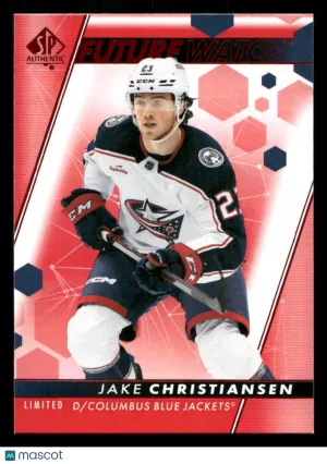2022-23 SP Authentic Jake Christiansen #160 Limited Red