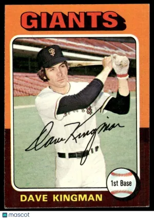 1975 Baseball Card Dave Kingman #156