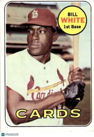1969 Baseball Card Bill White #588