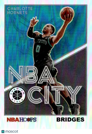 2020 Panini Hoops Premium Stock Miles Bridges #16 Silver Prizm