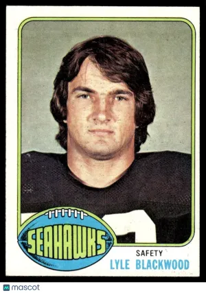 1976 Football Card Lyle Blackwood #347