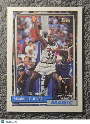 1992 Topps #362 Shaquille O'Neal Rookie RC