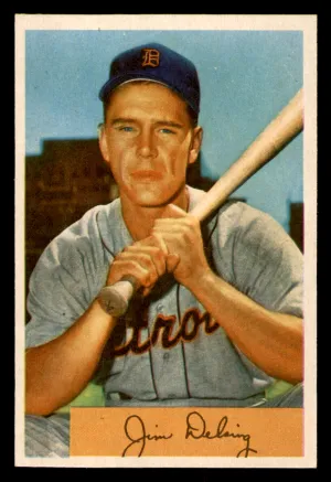 1954 Bowman Jim Delsing #55