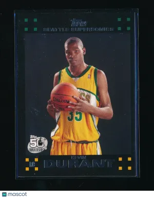 2007-08 Topps Kevin Durant #112 Rookie