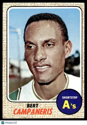 1968 Baseball Card Bert Campaneris #109