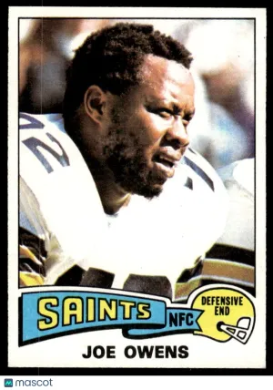 1975 Football Joe Owens #468