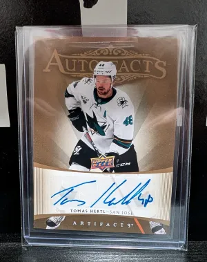 2021-22 Upper Deck Artifacts Retro Auto Facts Tomas Hertl