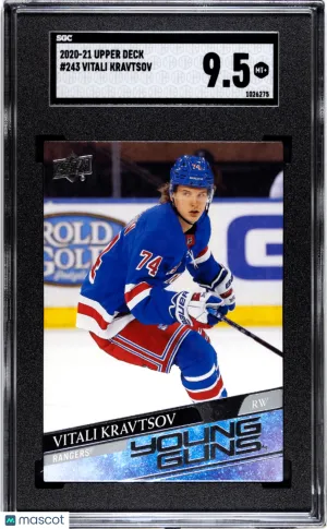 2020-21 Upper Deck Vitali Kravtsov Rookie #243 SGC 9.5 New York Rangers
