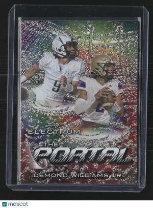 Demond Williams Jr. 2024 Leaf Electrum The Portal #TPB-5-TieDye Silver Board /25