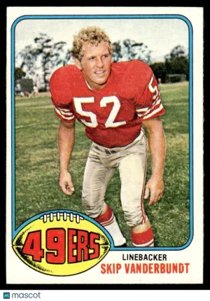 1976 Football Card Skip Vanderbundt #108
