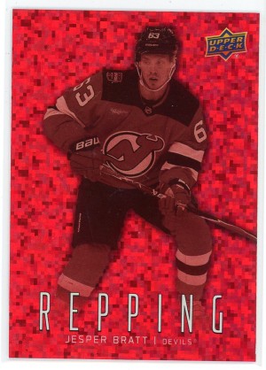 2026-27 Upper Deck Jesper Bratt Repping Speckle #RP-25