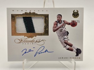 2015-16 Flawless Momentous Memorabilia #MM-JP Jabari Parker Auto 24/25
