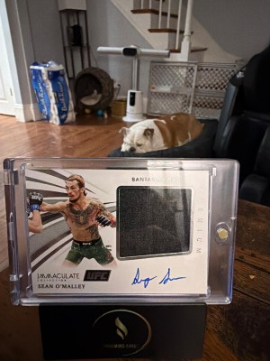 2021 Panini Immaculate Collection UFC #PM-SOM Sean O'Malley Patch Auto #/99