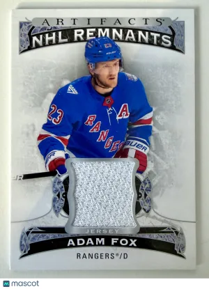 2026 Upper Deck Artifacts Adam Fox #NR-19 Game-used memorabilia Jersey