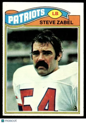 1977 Football Card Steve Zabel #443