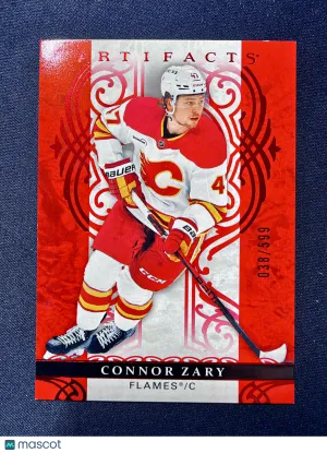 2026-27 Upper Deck Artifacts Connor Zary #58 Ruby /599