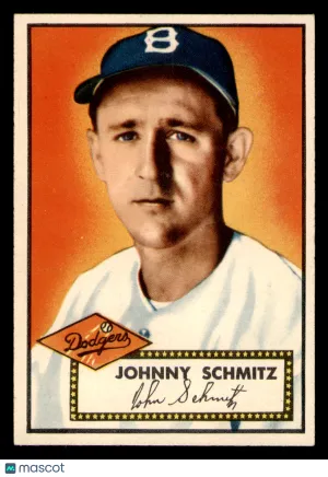 1952 Topps Johnny Schmitz #136